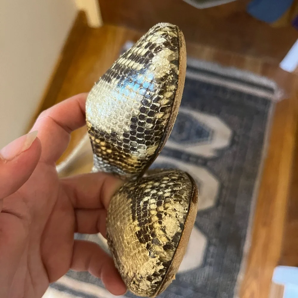 Snake skin Jimmy Choo flats - Picture 4 of 5